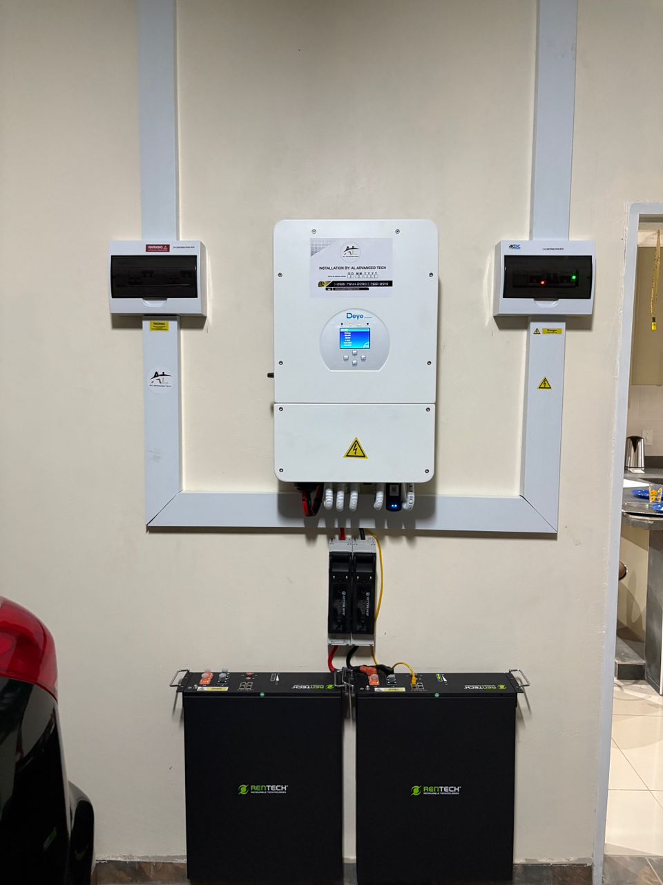 Inverter + lithium battery backup